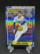 2025 Topps Chrome Update Series - 1990 Topps Baseball Roki Sasaki #90CU-18 (RC)