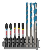 Bosch ZubehöR Pro Impact Schrauberbit-Set Mit Multi Construction Bohrern Und...