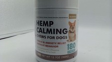 Hemp Calming Chews For Dogs Stress And Anxiety Relief Improve Behavior