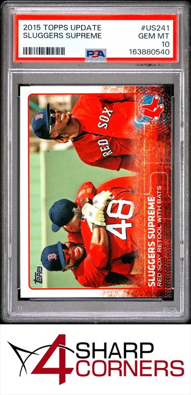 2015 TOPPS UPDATE #US241 DAVID ORTIZ RED SOX HOF PSA 10