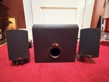 Klipsch ProMedia 2.1 THX Certified Speaker System Subwoofer Speakers Works