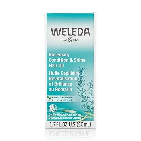 Rosemary Conditioning Hair Oil - Revitalize & Nourish Hair 1.7 fl.oz. By Weleda - Image 3 of 4