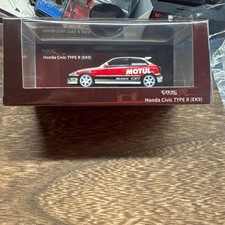 Honda Civic Type R Ek9 Rhd Motul White 164 Diecast By Motorhelix M65018 Honda Civic Type R Ek9 Rhd Motul White 164 Diecast By Motorhelix M65018
