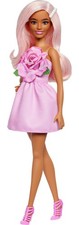 Barbie Fashionistas Doll 238 with Pastel Pink Hair Wearing Strapless Dress with