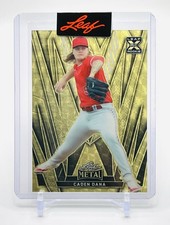 2024 LEAF METAL BASEBALL CADEN DANA Gold Prismatic 1/1 Pre-production Proof⚾️🔥
