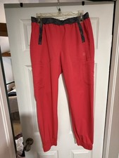 Lot Of 2 Dickies Women  s Scrub Sets Size Medium Red  Purple