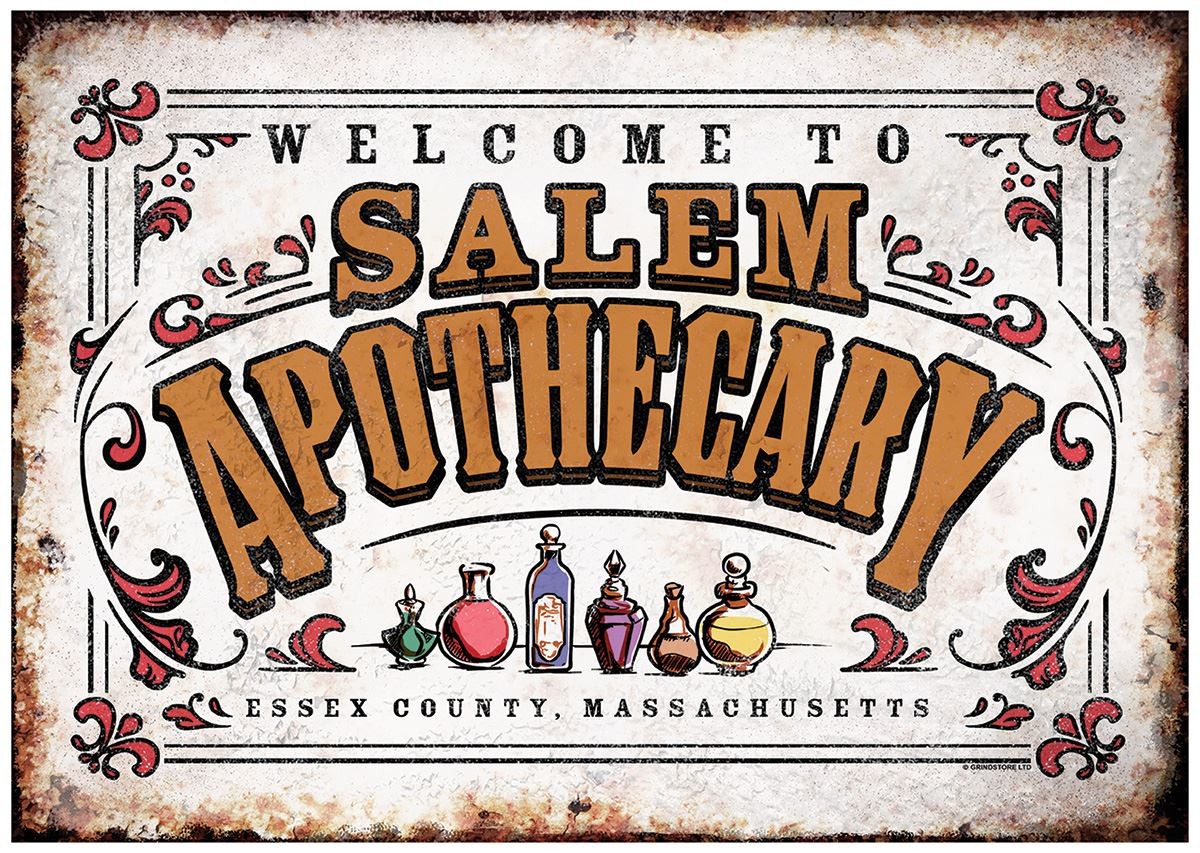 Laminated Welcome To Salem Apothecary Mini Poster