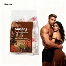 3PC Ginseng Five-Treasure Ten-Treasure Tea Bagged 150g 30 bags Asian Herbal