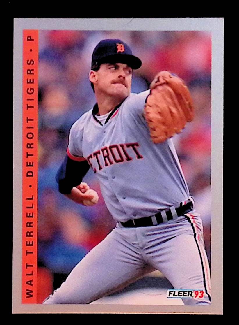 Walt Terrell 1993 Fleer #612 Detroit Tigers