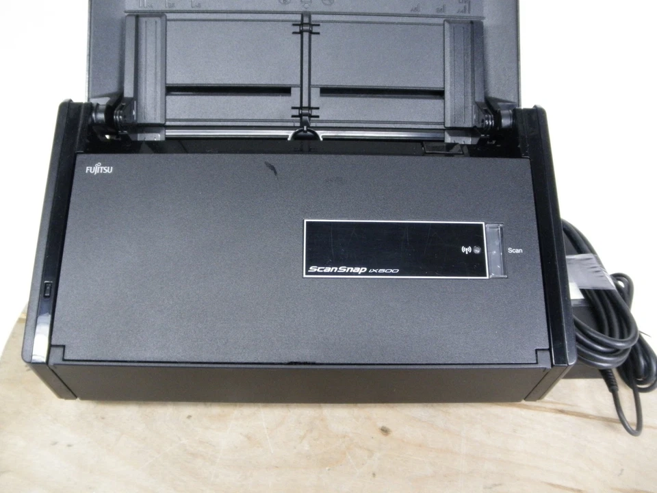 Fujitsu ScanSnap IX500 Wireless High Speed Document Scanner w/ AC Adapter Tested - Image 2 of 4