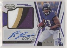 2020 Certified Freshman Fabric Mirror Signatures 165/499 Devin Duvernay Auto 0b2