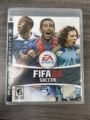 FIFA Soccer 08 (Sony PlayStation 3, 2007) PS3 Game Complete With Manual