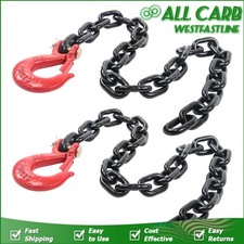 516 Trailer Safety Chains G80 Tow Chains With G70 516 Inch 36 Inch Black