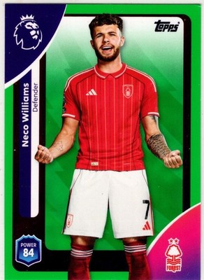 2025-26 Topps Premier League Neco Williams No. 240 Nottingham Forest
