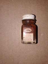 VTG 1970s 19-CENTS TESTORS BROWN  PACTRA YELLOW ENAMEL PAINT