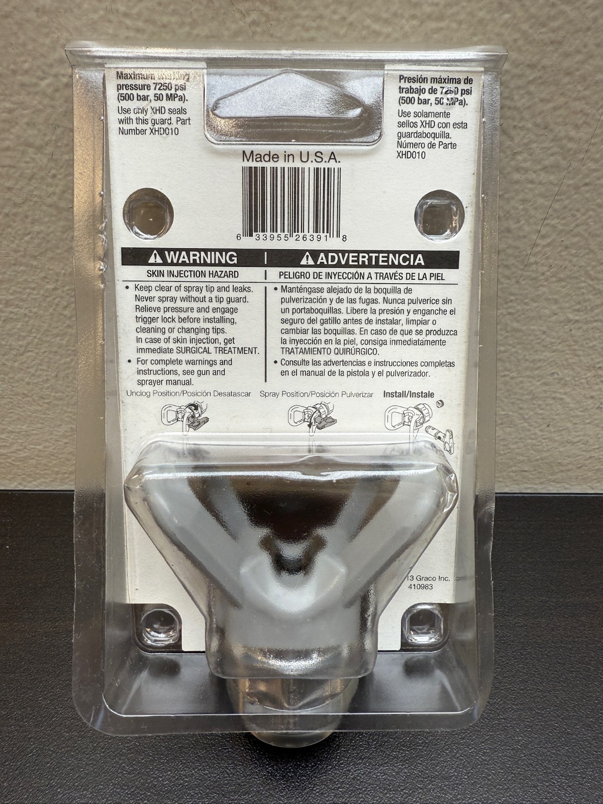 New Graco XHD001 Xtreme Heavy Duty Tip Guard 7/8" Thread HRD RAC