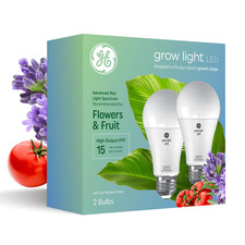 Ge Grow Lights For Indoor Plants A19 Led Light Bulbs For Flowers And Fruit