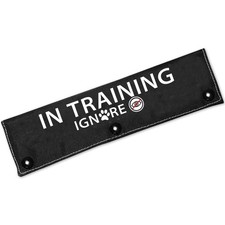 In Training Ignore Black Dog Leash Sleeve Wrap Walking Accessory Pet Gift