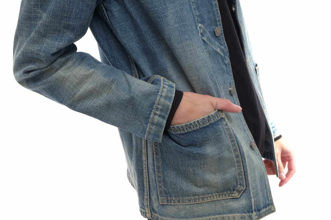 VISVIM Trucker Jacket ARTIFACT Coverall Denim Dam… - image 6