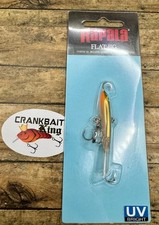 NOS Discontinued Rapala Flat Jig 04 FGO 9/16 oz. 1.5 inch Livescope Ice Jig