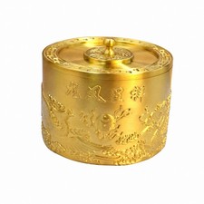 Teedose aus Messing lebensmittelecht Teedose mit Deckel staubdicht f&uuml;r
