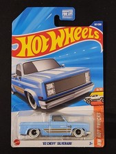 2025 Hot Wheels  G Case  '83 Chevy Silverado  HW Hot Trucks  Baby Blue