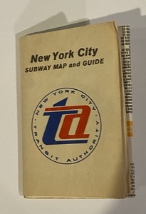 Vintage New York City Subway Map 1960’s