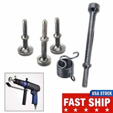 5 Pcs Air Hammer Bits Set 0.401 Shank Smoothing Pneumatic Air Hammer Chisel Bits