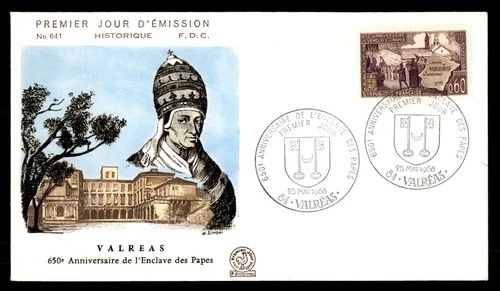 Mayfairstamps France FDC 1968 650th anniversary of the Papal Conclave First Day