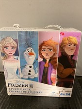 Disney Frozen II 4-Puzzle Pack 4 X 24pcs