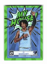2020 Panini Donruss Optic Ja Morant My House Lime Green /149 #3 Grizzlies
