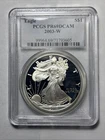 2003 W Silver American Eagle PCGS PR69 DCAM  1 oz  $1 US Coin