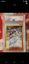 2025 Topps Series 1 - Paul Skenes 1990 Topps On Card Auto! Mint PSA 9!