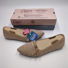 Skechers Cleo Point Flats Women's 9M Lovely Weather Mocha Vegan Stretch Fit