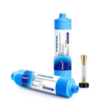Ranein RV Water Filter 2 Pack with Hose Protector Inline Water Filter