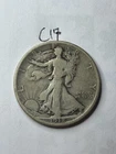 1918-S WALKING LIBERTY 90% SILVER HALF DOLLAR