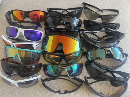 60+ Pair Mixed Sport Sunglasses-Wrap Around UV Protection-Reseller Lot