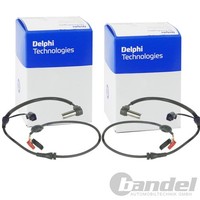 2X Delphi ABS-SENSOREN Vorne Passend FÜR Audi A4 Skoda Superb Vw Passat