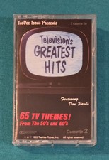 Television's GREATEST HITS 65 TV THEMES 50's 60's Cassette Tested Plays Great