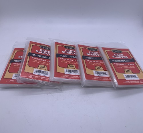 Perfect Fit 5 Packs Of 500 Cardboard Gold Notched Thick, Easy Glide Card Protectors Penny Sleeves Perfect Fit 5 Packs Of 500 Cardboard Gold Notched Thick, Easy Glide Card Protectors Penny Sleeves