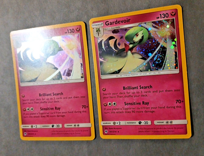 are fairy type cards rare Pokémon TCG, Gardevoir Lost Thunder 141/214 Fairy Type Card Holo Rare X2