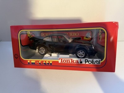 Modellauto Tonka Polistil Porsche 911 Turbo im Karton Vitrinenstück  1:16