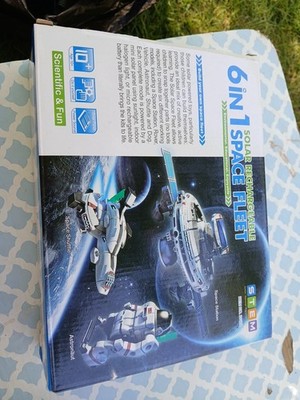 STEM TOY 6 in 1 Space Fleet Solar rechargeable Brand New Sealed!
