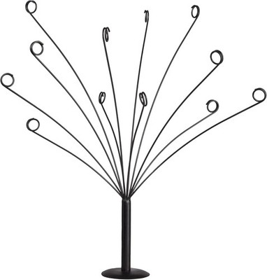  Gift Card Tree Holder - Metal Display Stand with 11 Flexible Clips for Photos