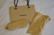 Burberry Beauty Padded Travel Sleep Eye Mask With Pouch  Gift Paper Bag - Gold