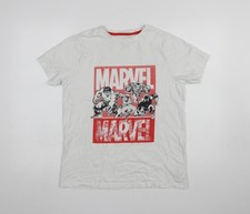Camiseta Primark Niños Blanca Marvel Avengers Gráfico Manga Corta 14-15 Años