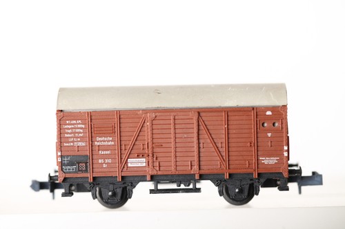 Minitrix Spur N Gedeckter Güterwagen Kassel 85 310 Gr der DR (336947) #5956# | Condition: Gebraucht