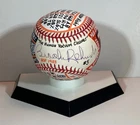Brooks Robinson Signed OAL Baseball, VCBC SuperStats, Hand Painted, JSA, Orioles