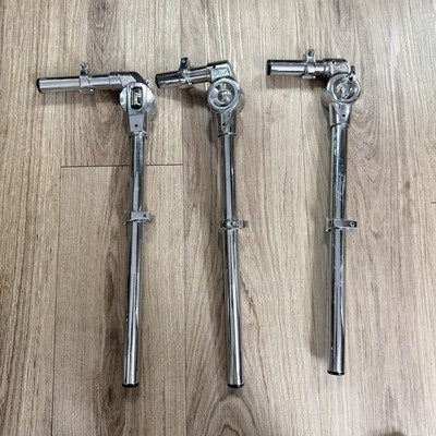 Pearl Uni-Lock Tom Mount ARms Lot Of 3 - 7/8'' Drum Hardware
