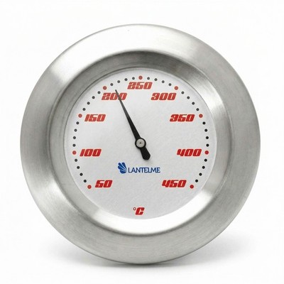 450 Grad Grill Thermometer Edelstahl zum Einbau an Deckel Haube Smoker Analog